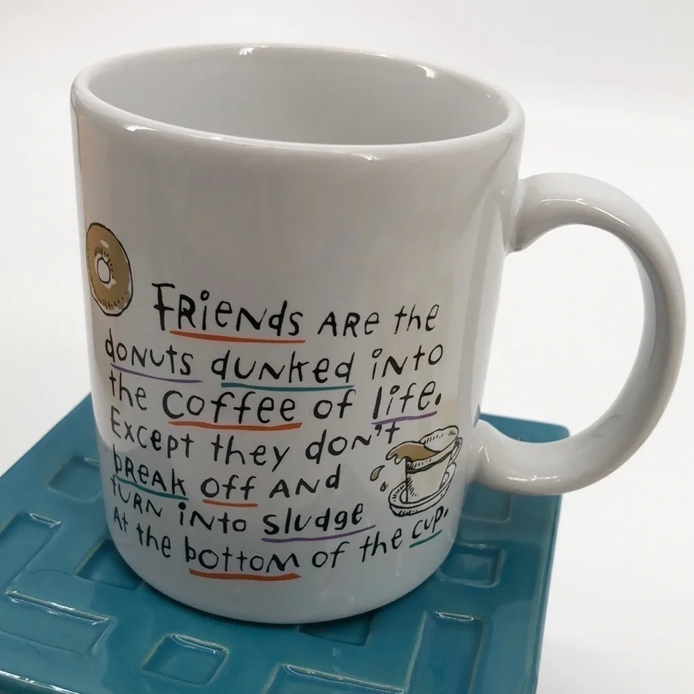 3/$25 Hallmark Shoe Box Greetings “Friends are the donuts dunked into coffee..”